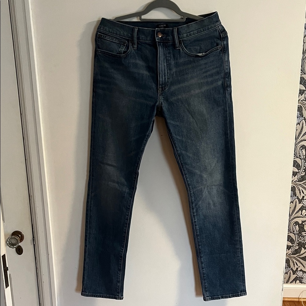 J. Crew Dark Blue Straight Jeans